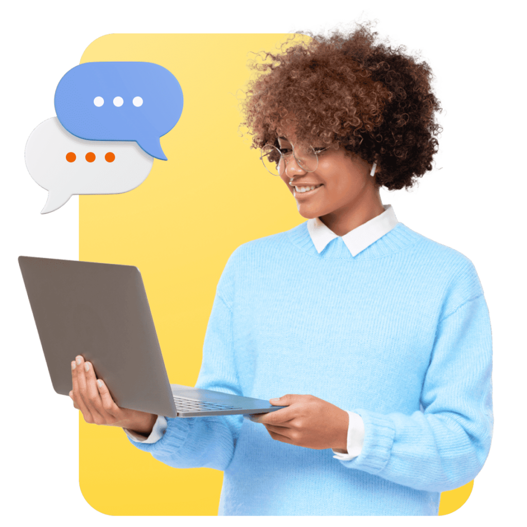 Student getting assignment help from expert online